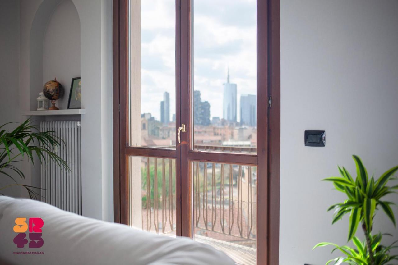 Stelvio Rooftop - Penthouse Skyline With Terrace And Jacuzzi 밀라노 외부 사진