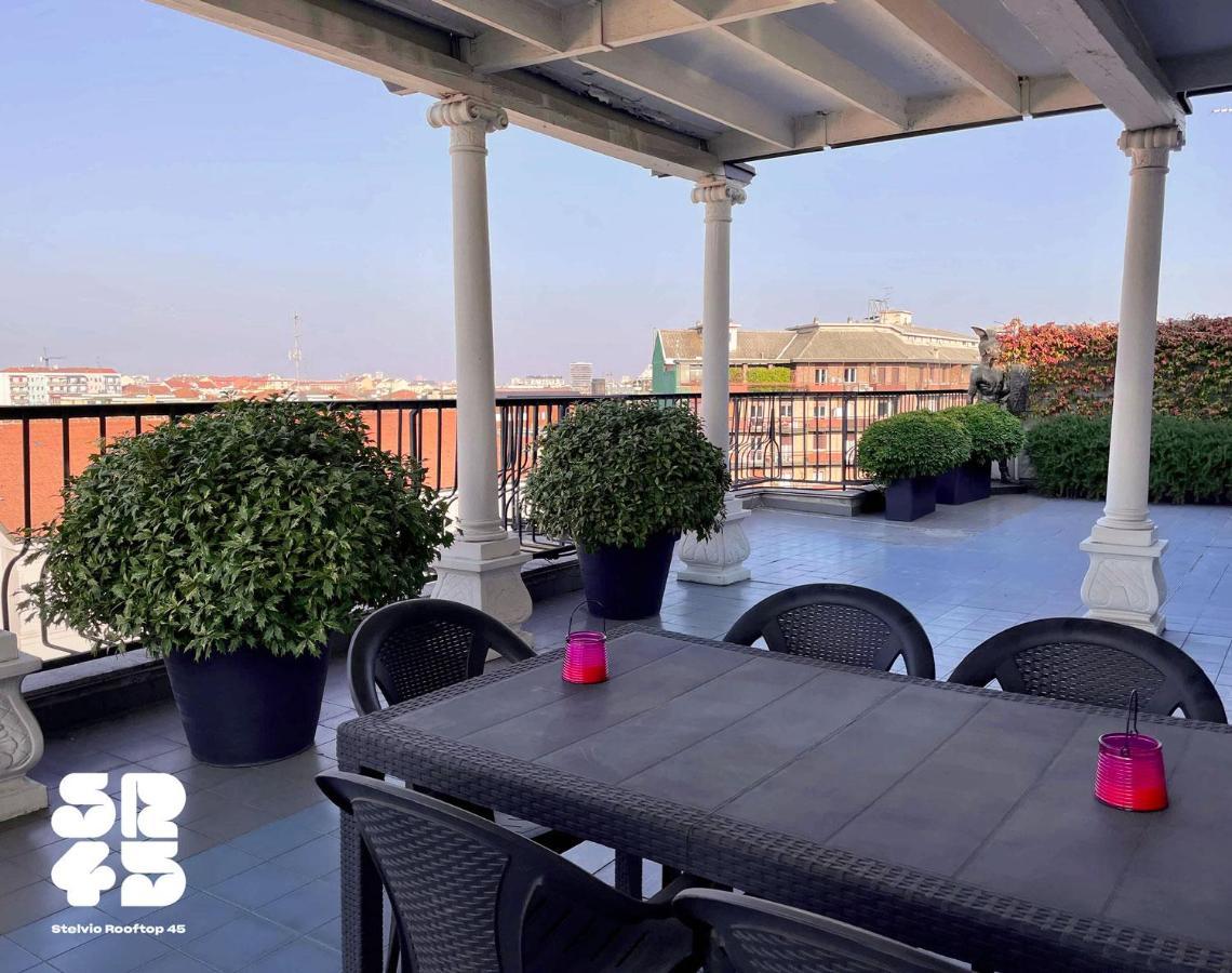 Stelvio Rooftop - Penthouse Skyline With Terrace And Jacuzzi 밀라노 외부 사진