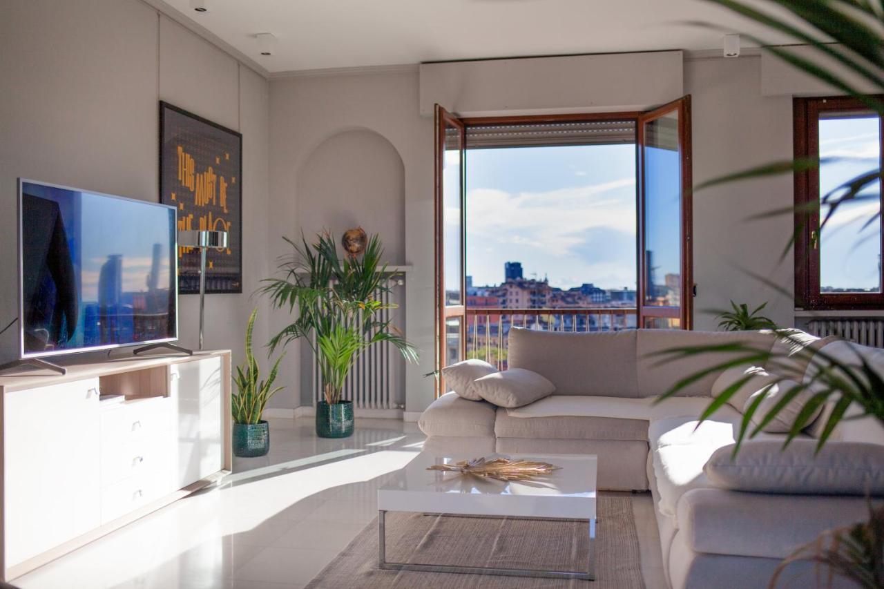 Stelvio Rooftop - Penthouse Skyline With Terrace And Jacuzzi 밀라노 외부 사진