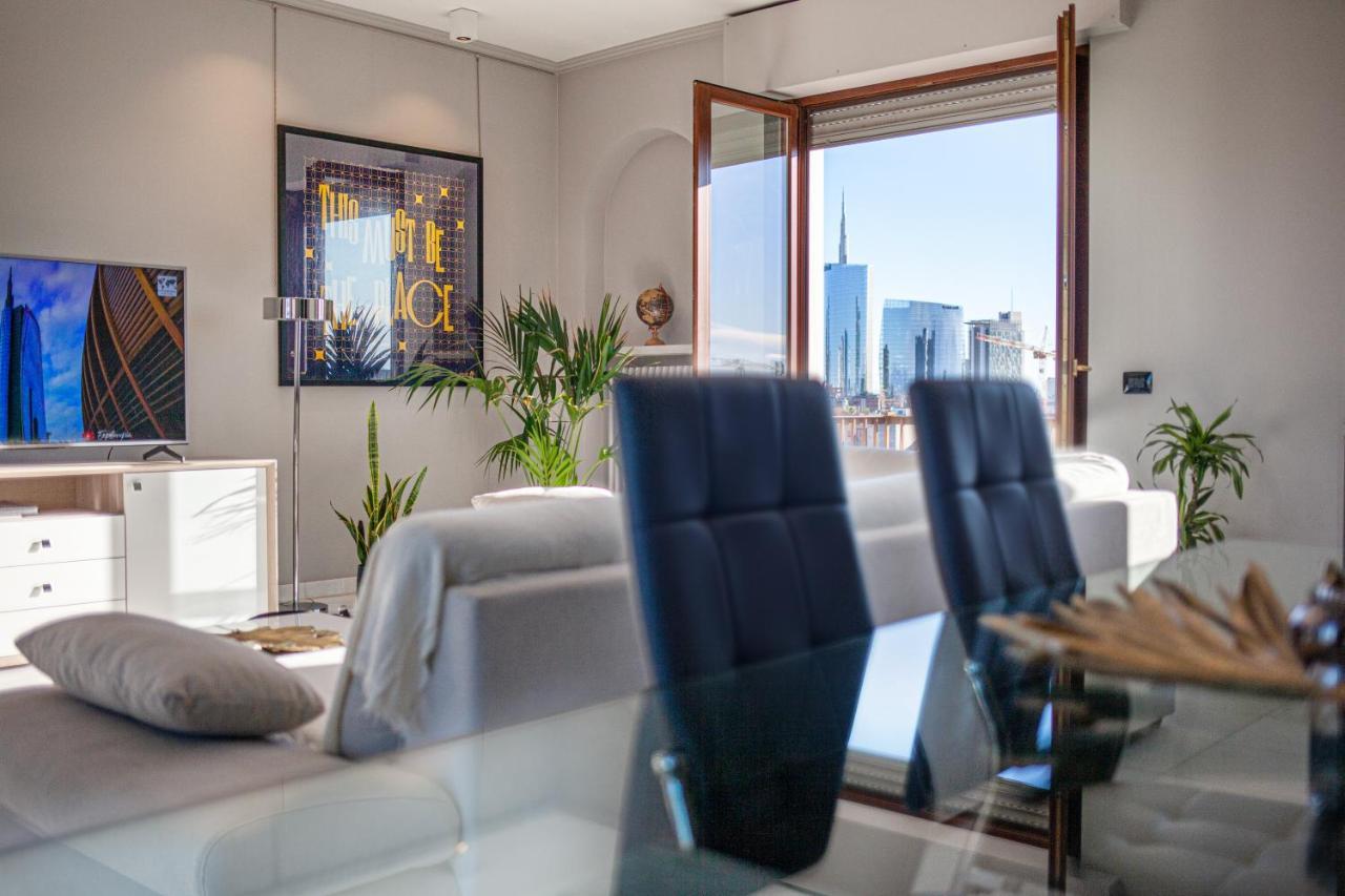 Stelvio Rooftop - Penthouse Skyline With Terrace And Jacuzzi 밀라노 외부 사진